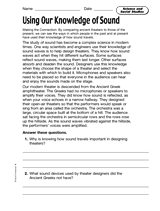 Science and Social Studies: Using Our Knowledge of Sound