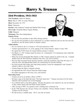 Harry S. Truman