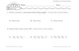 Math Warm-Up 26 for Gr. 1 & 2: Numbers and Numeration