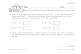Math Warm-Up 68 for Gr. 3 & 4: Operations