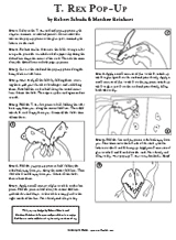 T. Rex Pop-Up Activity