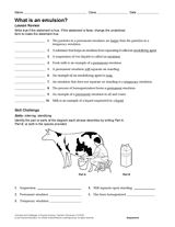 What Is an Emulsion?