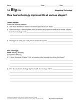 How Has Technology Improved Life at Various Stages?