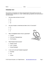 Citizenship Test I